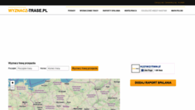 What Wyznacz-trase.pl website looked like in 2019 (4 years ago)