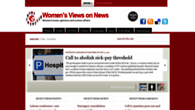 What Womensviewsonnews.org website looked like in 2019 (4 years ago)