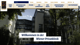 What Wiener-privatklinik.com website looked like in 2019 (4 years ago)