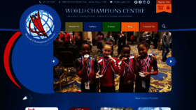 What Worldchampionscentre.com website looked like in 2019 (4 years ago)