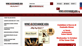 What Wineexchangeasia.com website looked like in 2019 (4 years ago)