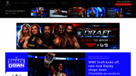 What Wwe.in website looked like in 2019 (4 years ago)