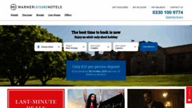 What Warnerleisurehotels.co.uk website looked like in 2019 (4 years ago)