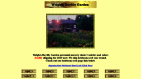 What Wrightsdaylily.com website looked like in 2019 (4 years ago)