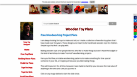 What Wooden-toy-plans.com website looked like in 2019 (4 years ago)