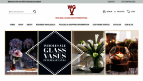 What Wholesaleglassvasesint.com website looked like in 2019 (4 years ago)