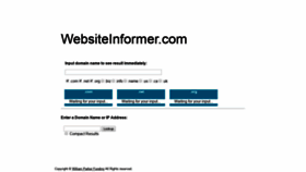 What Websiteinformer.com website looked like in 2019 (4 years ago)