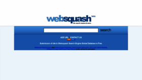 What Websquash.org website looked like in 2019 (4 years ago)