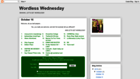 What Wordlesswednesday.com website looked like in 2019 (4 years ago)