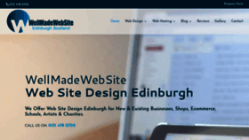 What Wellmadewebsite.co.uk website looked like in 2019 (4 years ago)