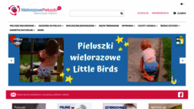 What Wielorazowepieluszki.pl website looked like in 2019 (4 years ago)