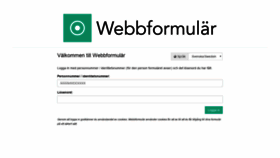 What Webbformular.sll.se website looked like in 2019 (4 years ago)