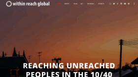 What Withinreachglobal.org website looked like in 2019 (4 years ago)