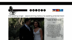 What Weddingsinger.com.au website looked like in 2019 (4 years ago)