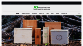 What Woodenboxmanufacturers.com website looked like in 2019 (4 years ago)