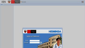 What Websalud.minsa.gob.pe website looked like in 2019 (4 years ago)