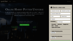 What Worldofpotter.com website looked like in 2019 (4 years ago)
