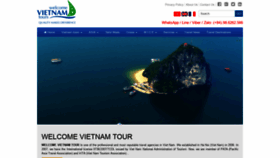 What Welcomevietnamtours.com website looked like in 2019 (4 years ago)