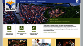 What Wertheim-main.de website looked like in 2019 (6 years ago)
