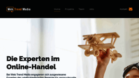 What Webtrendmedia.de website looked like in 2019 (4 years ago)