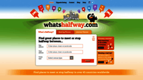 What Whatshalfway.com website looked like in 2019 (4 years ago)