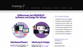 What Weinhelp.de website looked like in 2019 (4 years ago)