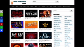 What Watchprowrestling.com website looked like in 2019 (4 years ago)