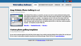 What Webgallerysoftware.com website looked like in 2019 (4 years ago)