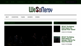 What Wesonerdy.com website looked like in 2019 (4 years ago)