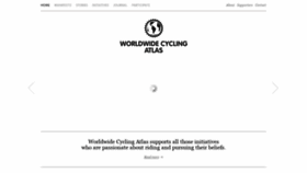What Worldwidecyclingatlas.com website looked like in 2019 (4 years ago)