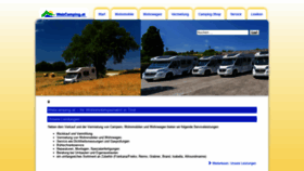 What Webcamping.at website looked like in 2019 (4 years ago)