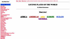 What Worldlicenseplates.com website looked like in 2019 (4 years ago)