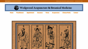 What Wedgwoodacupuncture.com website looked like in 2019 (4 years ago)