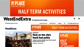 What Westendextra.com website looked like in 2019 (4 years ago)