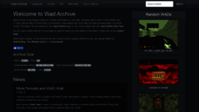 What Wad-archive.com website looked like in 2019 (4 years ago)