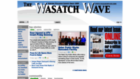 What Wasatchwave.com website looked like in 2019 (4 years ago)