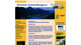 What Weissensee-ferienwohnung.at website looked like in 2019 (4 years ago)