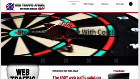 What Webtrafficattack.com website looked like in 2019 (4 years ago)