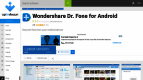 What Wondershare-dr-fone-for-android.en.uptodown.com website looked like in 2019 (4 years ago)
