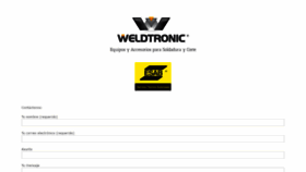What Weldtronic.com.ar website looked like in 2019 (4 years ago)