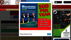What Whispersinthecorridors.com website looked like in 2019 (4 years ago)