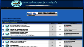 What Wohnwagenfreunde.net website looked like in 2019 (4 years ago)