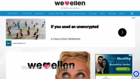 What Weloveellen.com website looked like in 2019 (4 years ago)