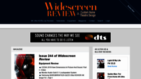 What Widescreenreview.com website looked like in 2019 (4 years ago)
