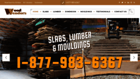 What Woodslabsandtables.com website looked like in 2019 (4 years ago)