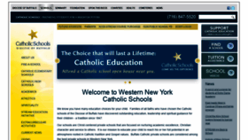 What Wnycatholicschools.org website looked like in 2019 (4 years ago)