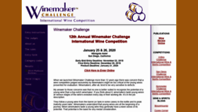 What Winemakerchallenge.com website looked like in 2019 (4 years ago)