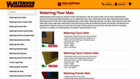 What Waterhogfloormats.com website looked like in 2019 (4 years ago)