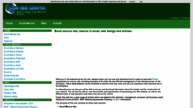 What Webandmacros.net website looked like in 2019 (4 years ago)