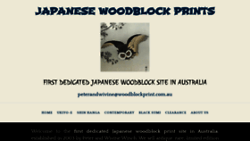 What Woodblockprint.com.au website looked like in 2019 (4 years ago)
